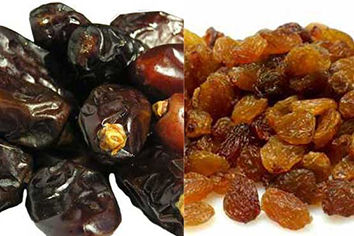 خرما و کشمش