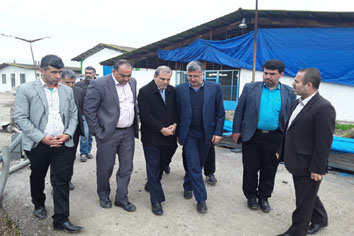 بازدید از فعالیت های مرکزبازسازی وحفاظت ازذخائر ژنتیکی آبزیان شهید رجایی ساری